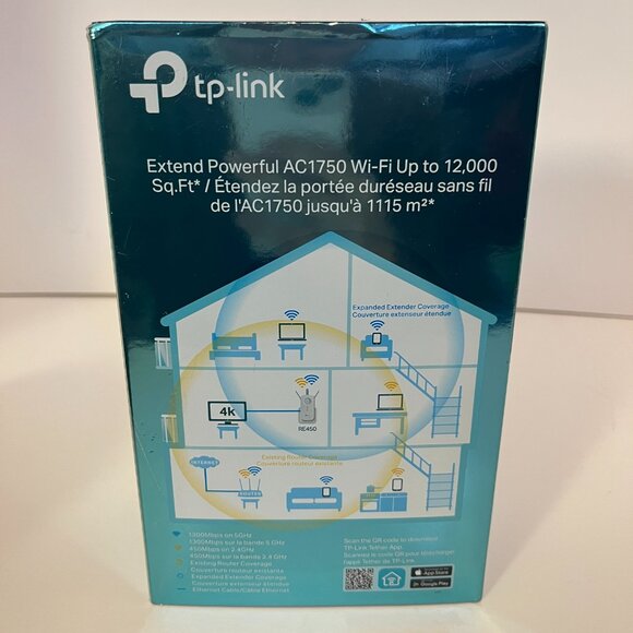 WiFi Range Extender RE450 TP Link AC1750 Dual Band - Picture 5 of 16